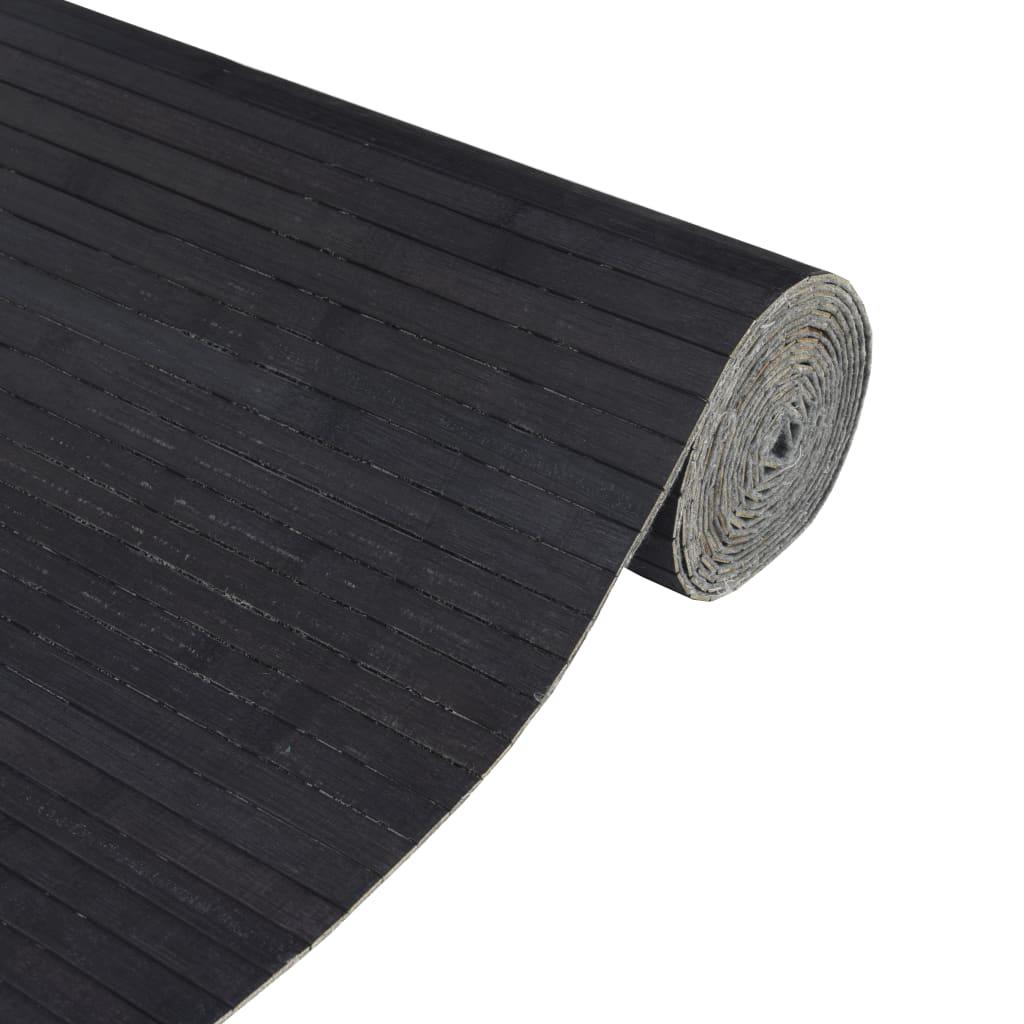 Biombo divisor de bambú color natural claro ancho 600 cm alto 165 cm