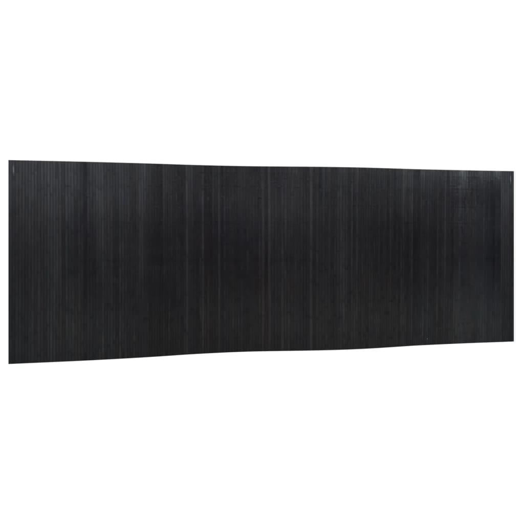 Biombo divisor de bambú color natural claro ancho 600 cm alto 165 cm
