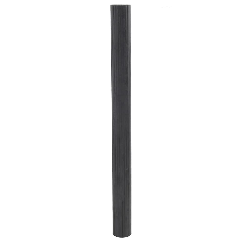 Biombo divisor de bambú color natural claro ancho 600 cm alto 165 cm