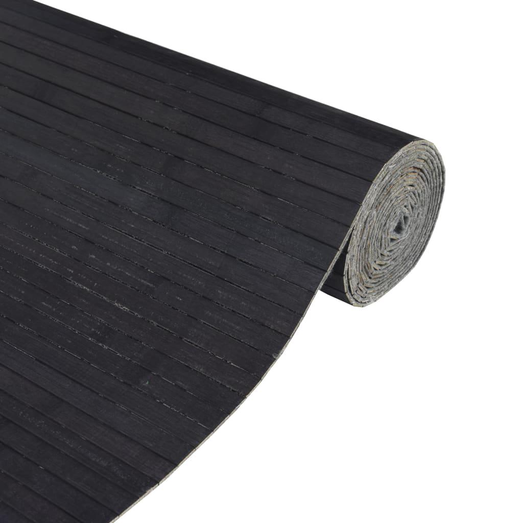 Biombo divisor de bambú color natural claro ancho 600 cm alto 165 cm