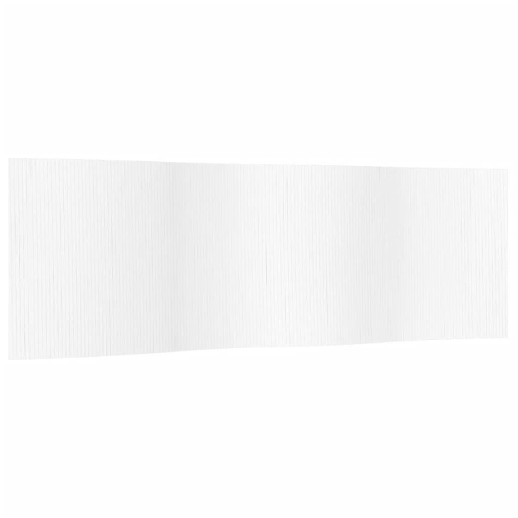Biombo divisor de bambú color natural claro ancho 400 cm alto 165 cm