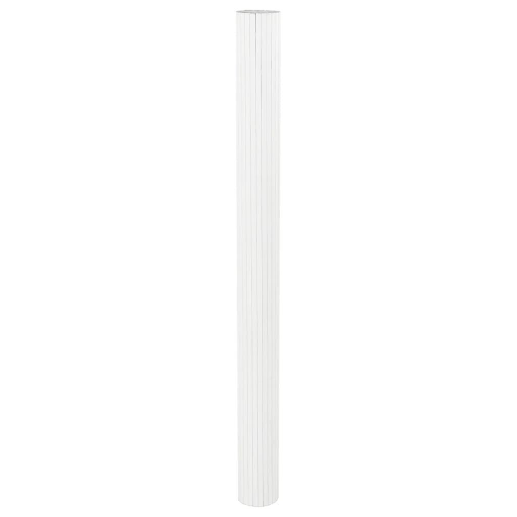 Biombo divisor de bambú color natural claro ancho 400 cm alto 165 cm