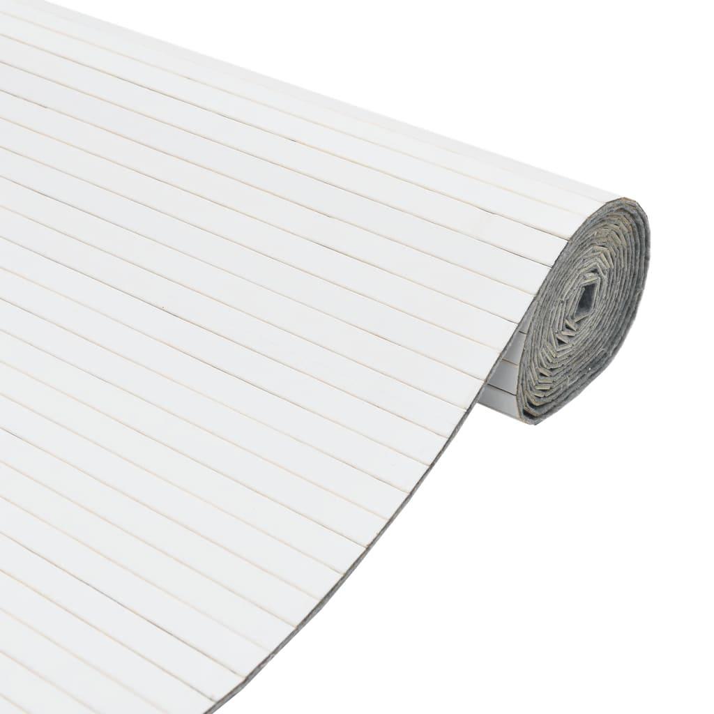 Biombo divisor de bambú color natural claro ancho 400 cm alto 165 cm