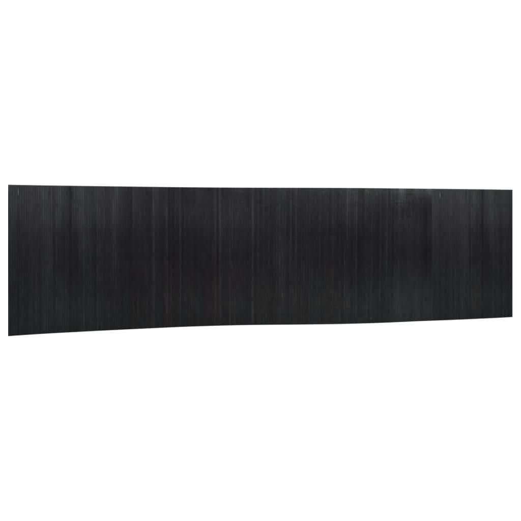 Biombo divisor de bambú color natural claro ancho 400 cm alto 165 cm