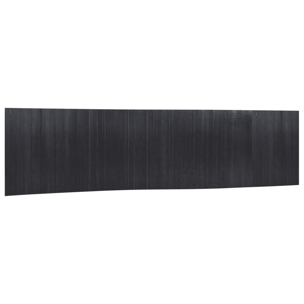 Biombo divisor de bambú color natural claro ancho 600 cm alto 165 cm