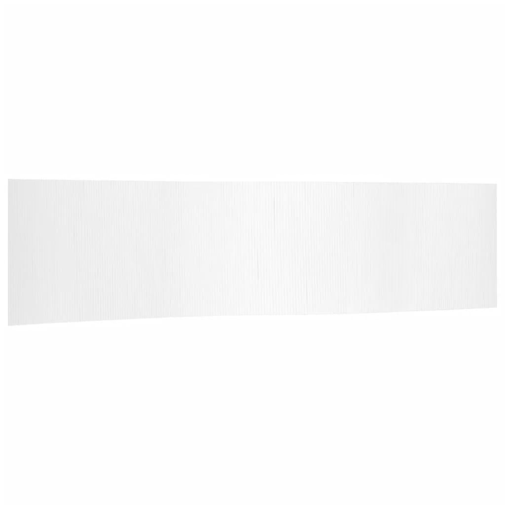 Biombo divisor de bambú color natural claro ancho 600 cm alto 165 cm