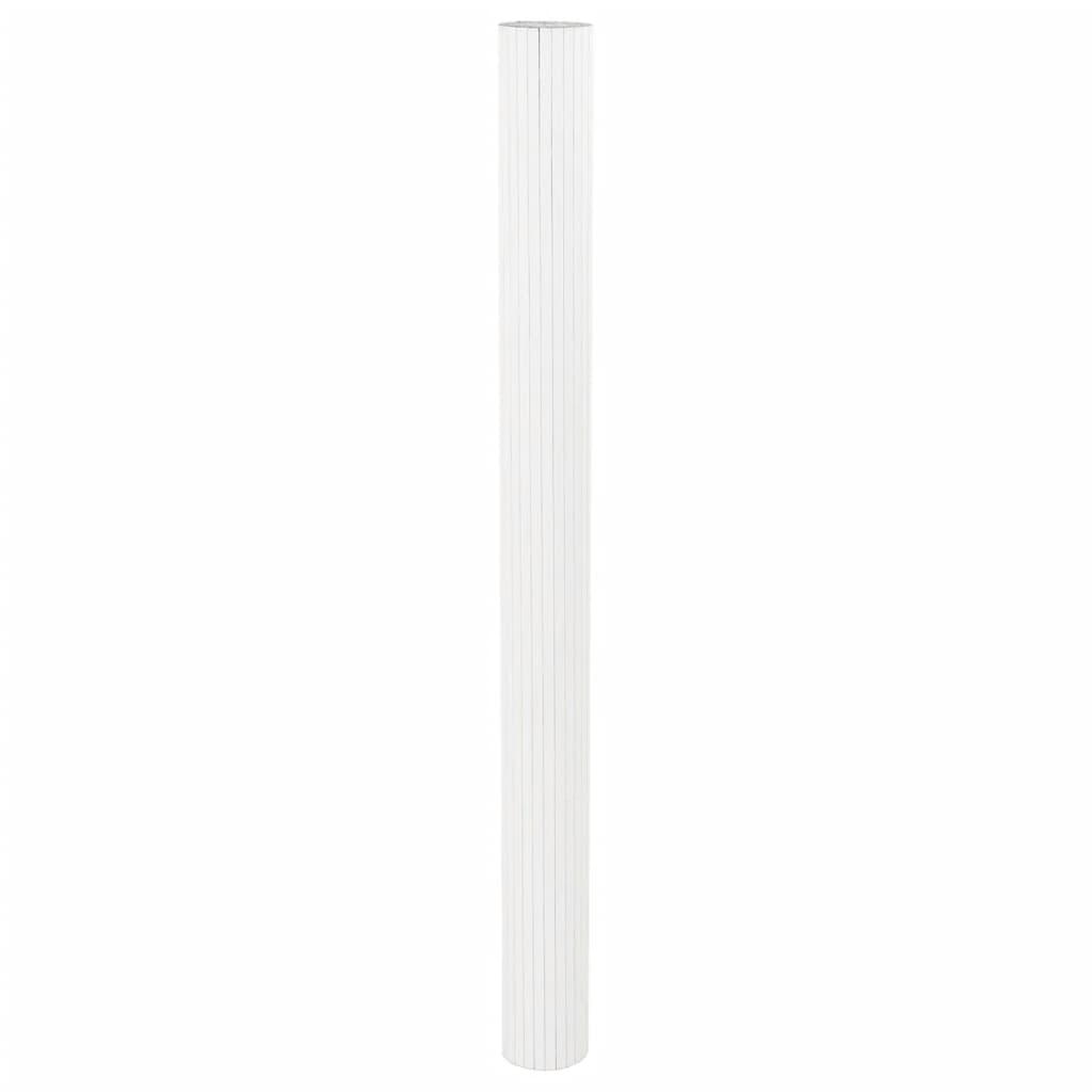 Biombo divisor de bambú color natural claro ancho 600 cm alto 165 cm