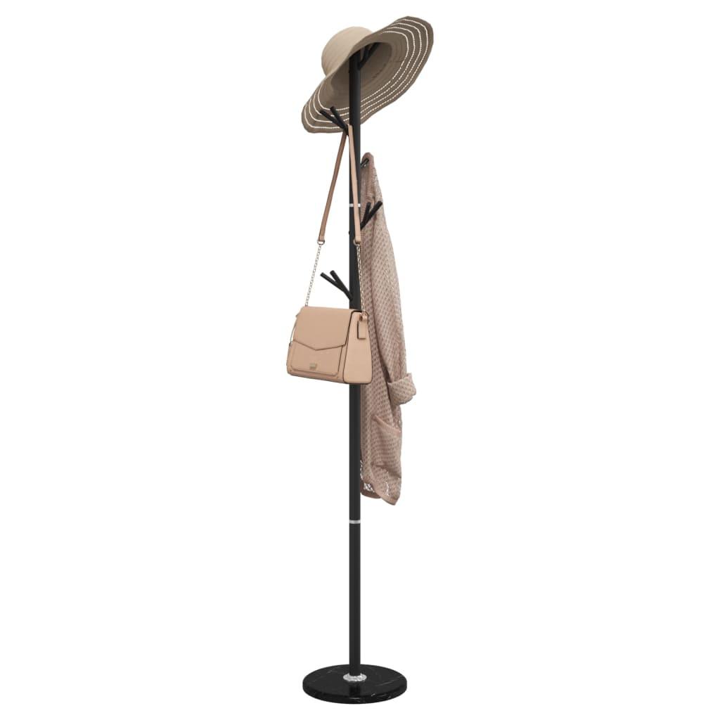 Perchero de hierro con recubrimiento en polvo blanco 177 cm