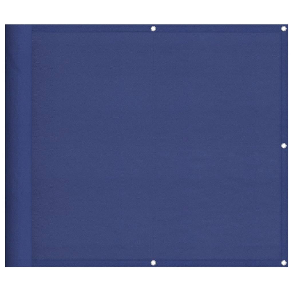 Pantalla de balcón 100% poliéster Oxford verde oscuro 75x700 cm