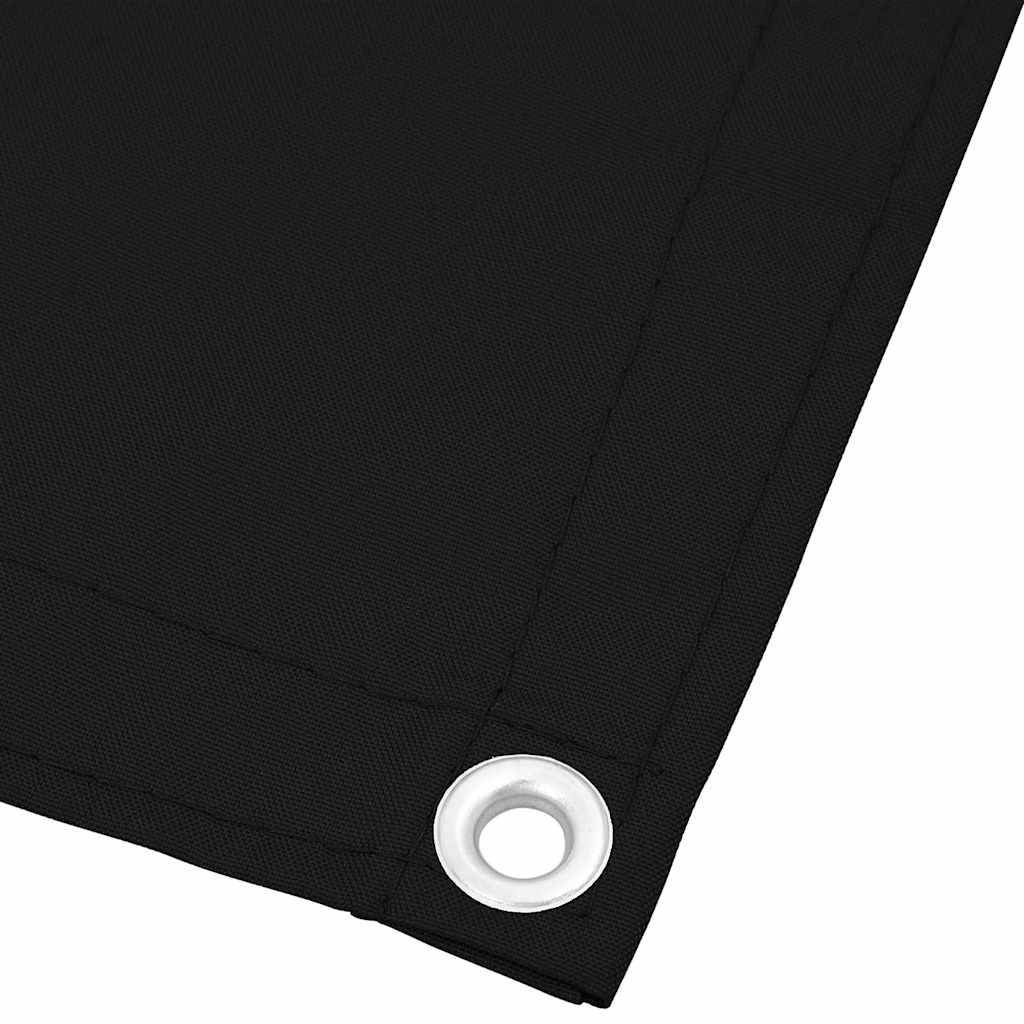 Pantalla de balcón 100% poliéster Oxford verde oscuro 75x700 cm