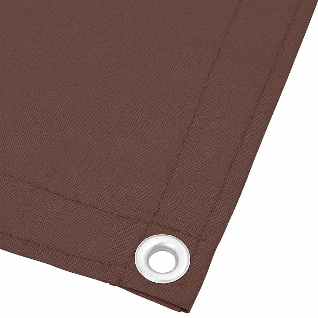Pantalla de balcón 100% poliéster Oxford verde oscuro 75x700 cm