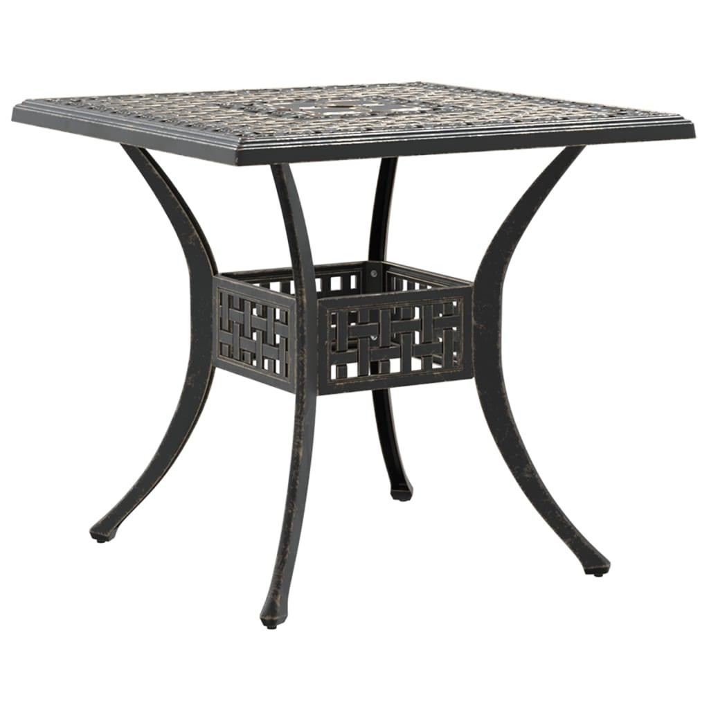 Mesa de jardín aluminio fundido