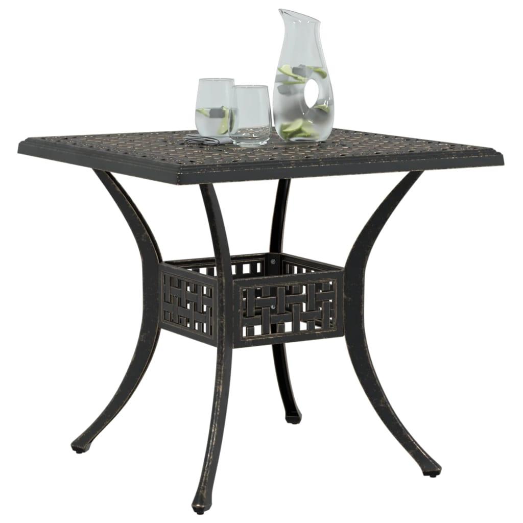 Mesa de jardín aluminio fundido