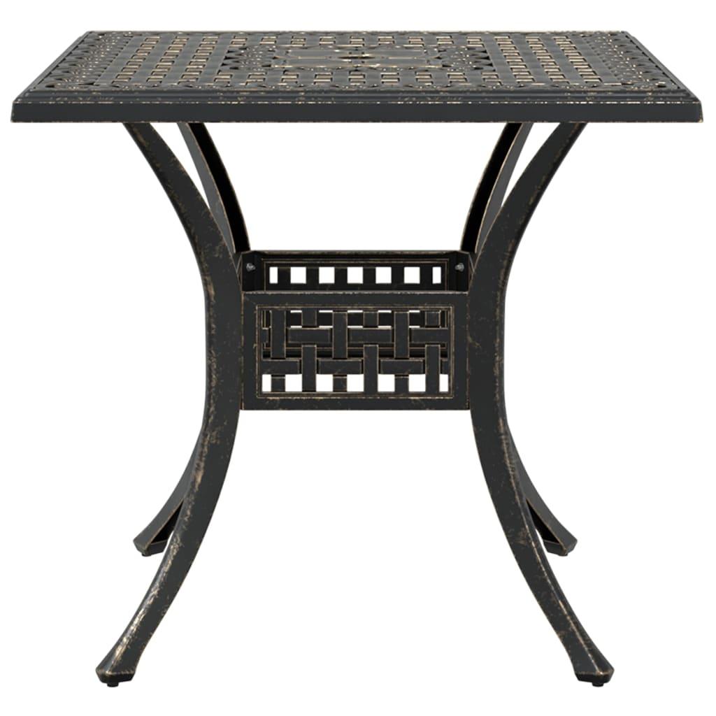 Mesa de jardín aluminio fundido
