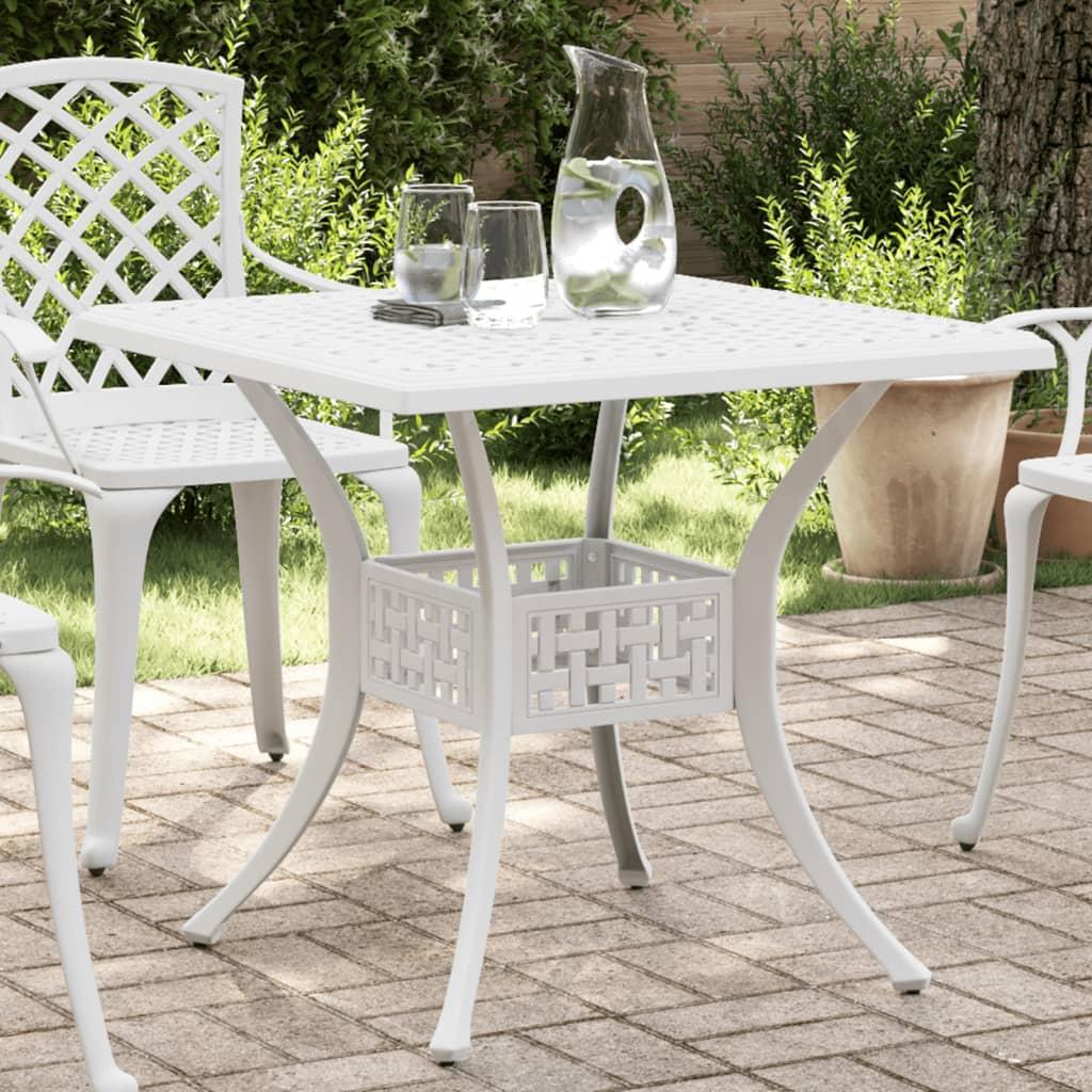 Mesa de jardín aluminio fundido