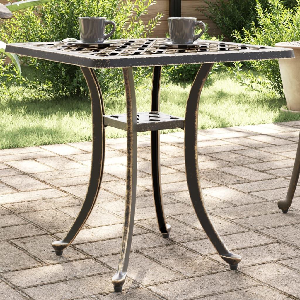Mesa de jardín aluminio fundido