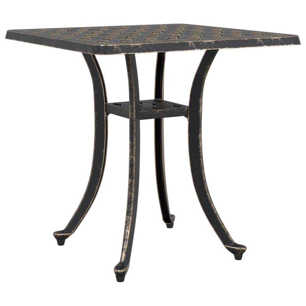 Mesa de jardín aluminio fundido
