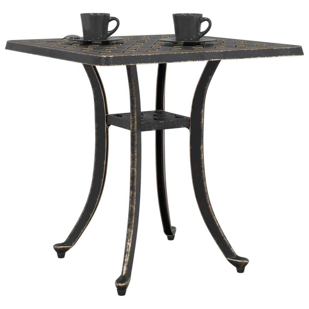 Mesa de jardín aluminio fundido