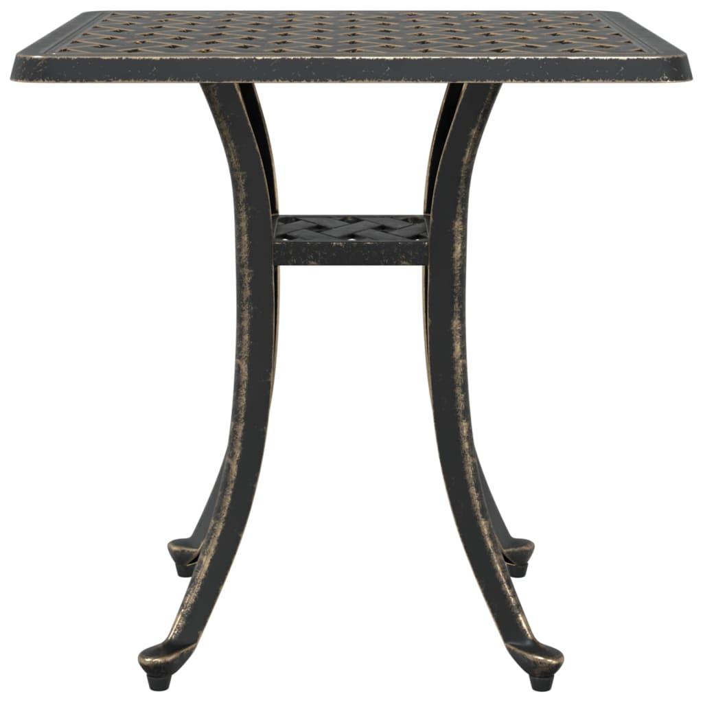Mesa de jardín aluminio fundido