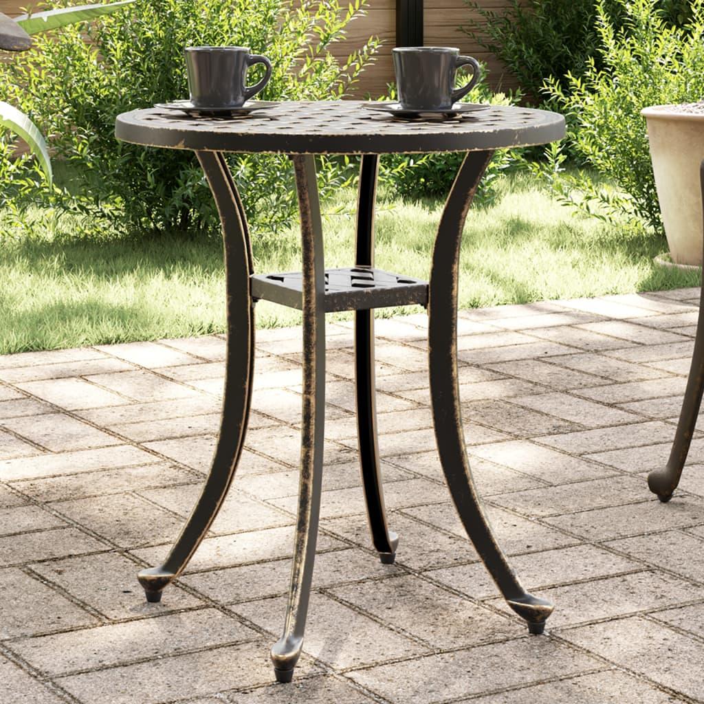 Mesa de jardín aluminio fundido