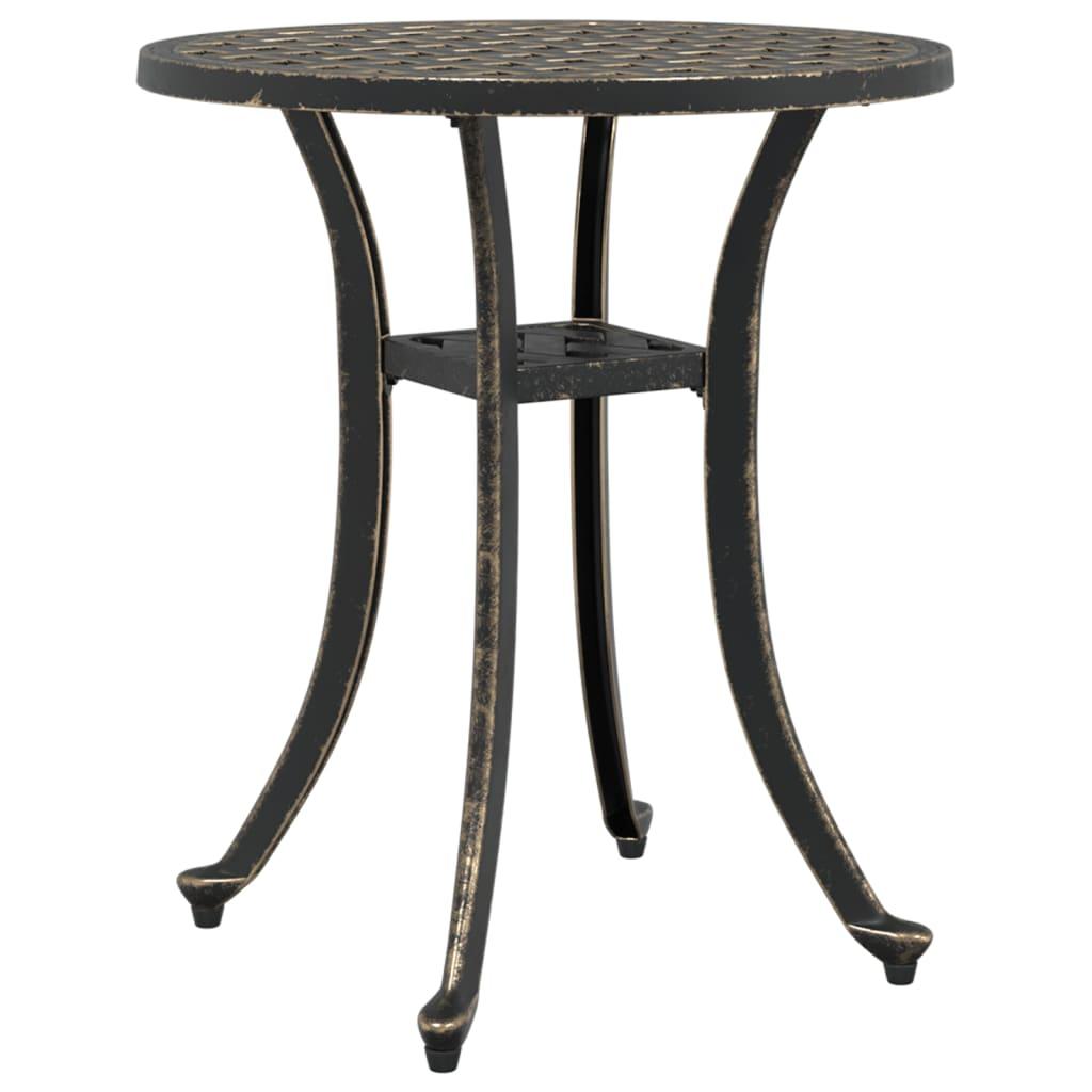 Mesa de jardín aluminio fundido