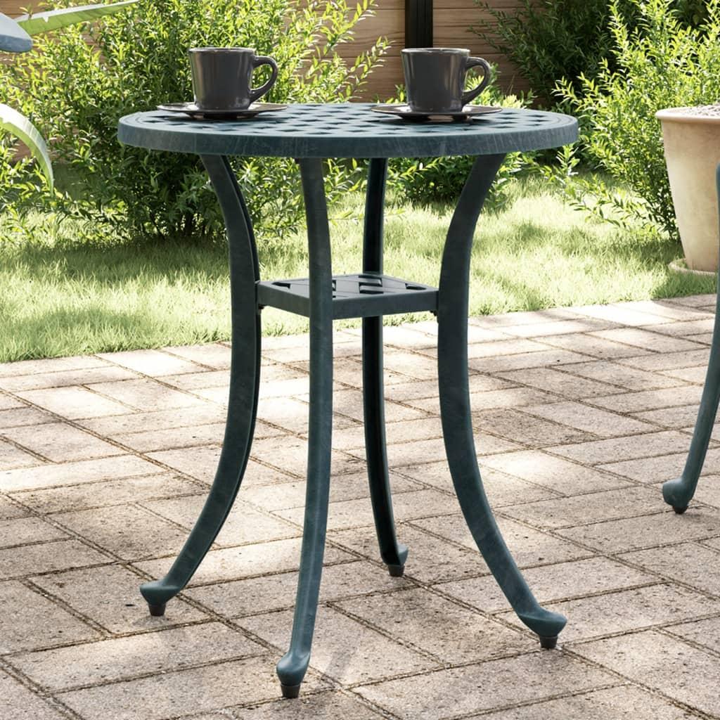 Mesa de jardín aluminio fundido