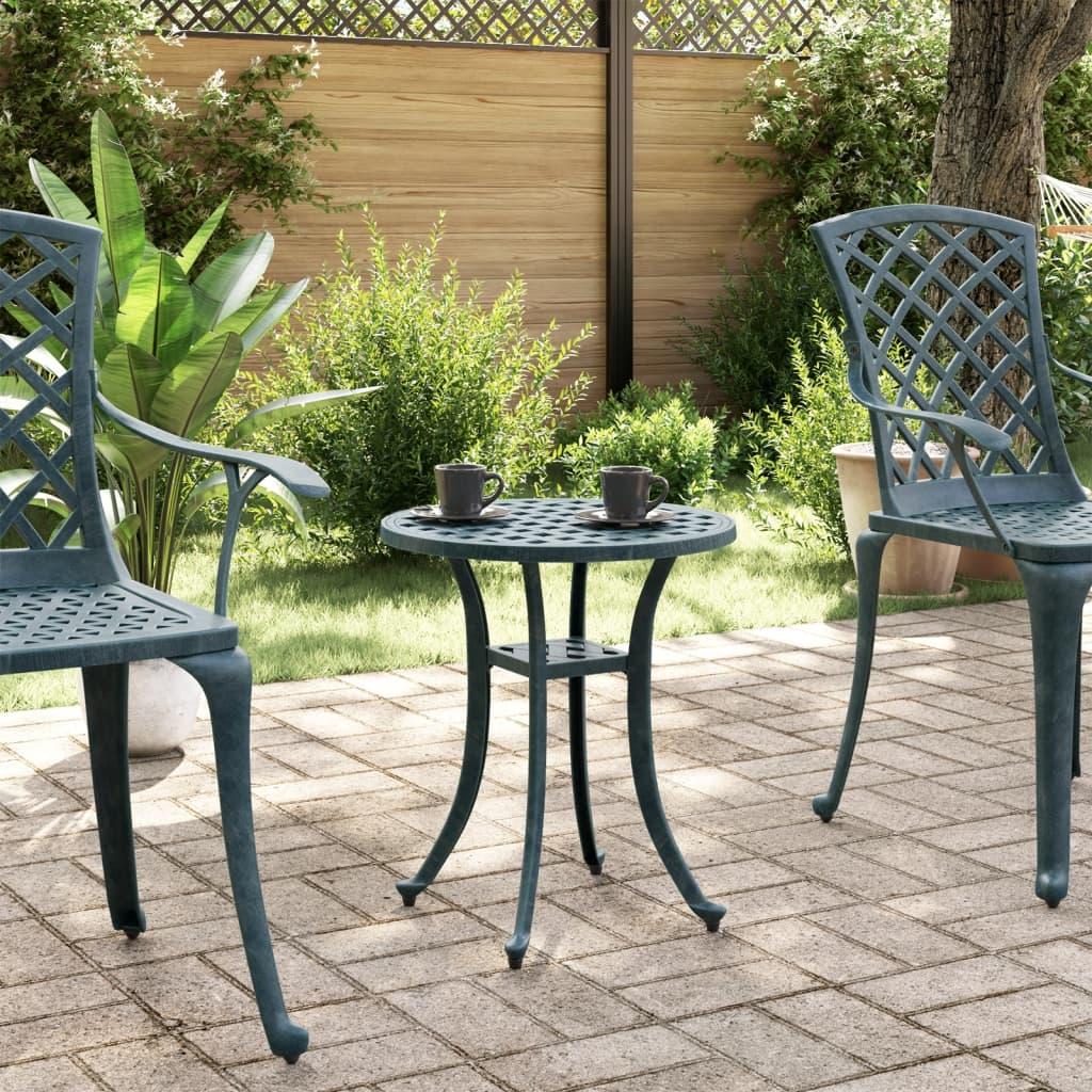 Mesa de jardín aluminio fundido