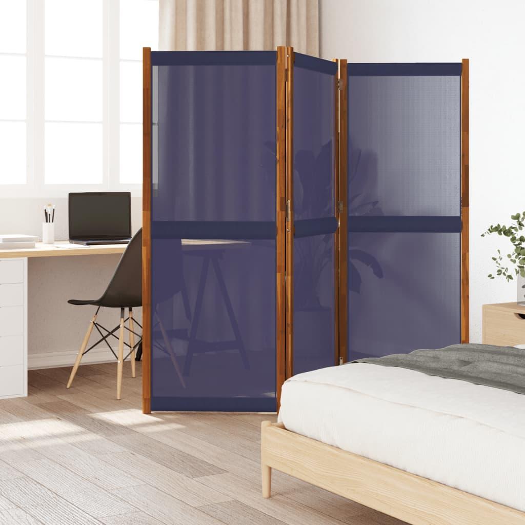 Biombo divisor de 3 paneles gris antracita 120x180 cm