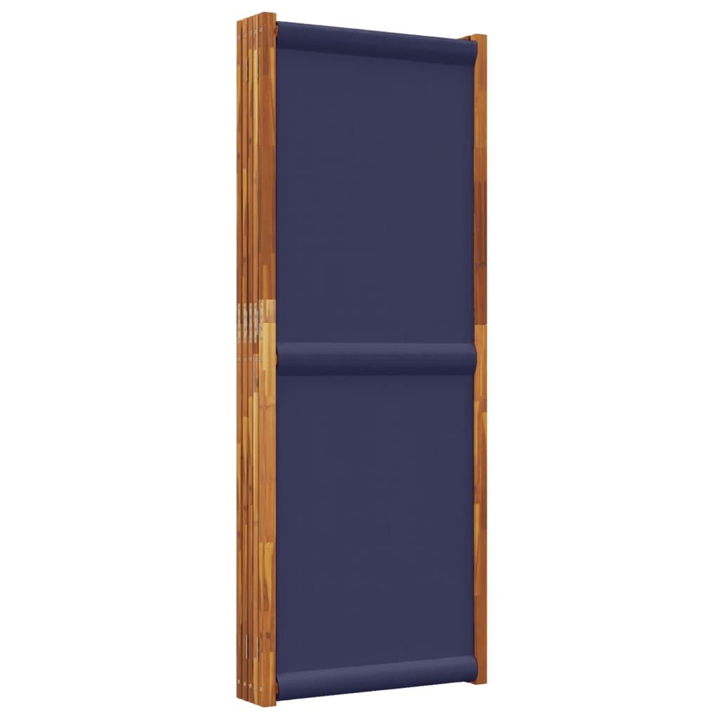 Biombo divisor de 5 paneles gris antracita 250x180 cm