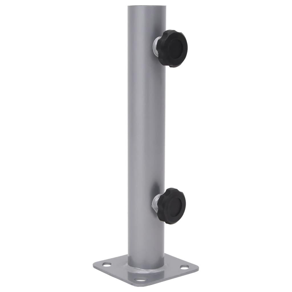 Base de sombrilla para mástil de Ø32/34/38 mm acero