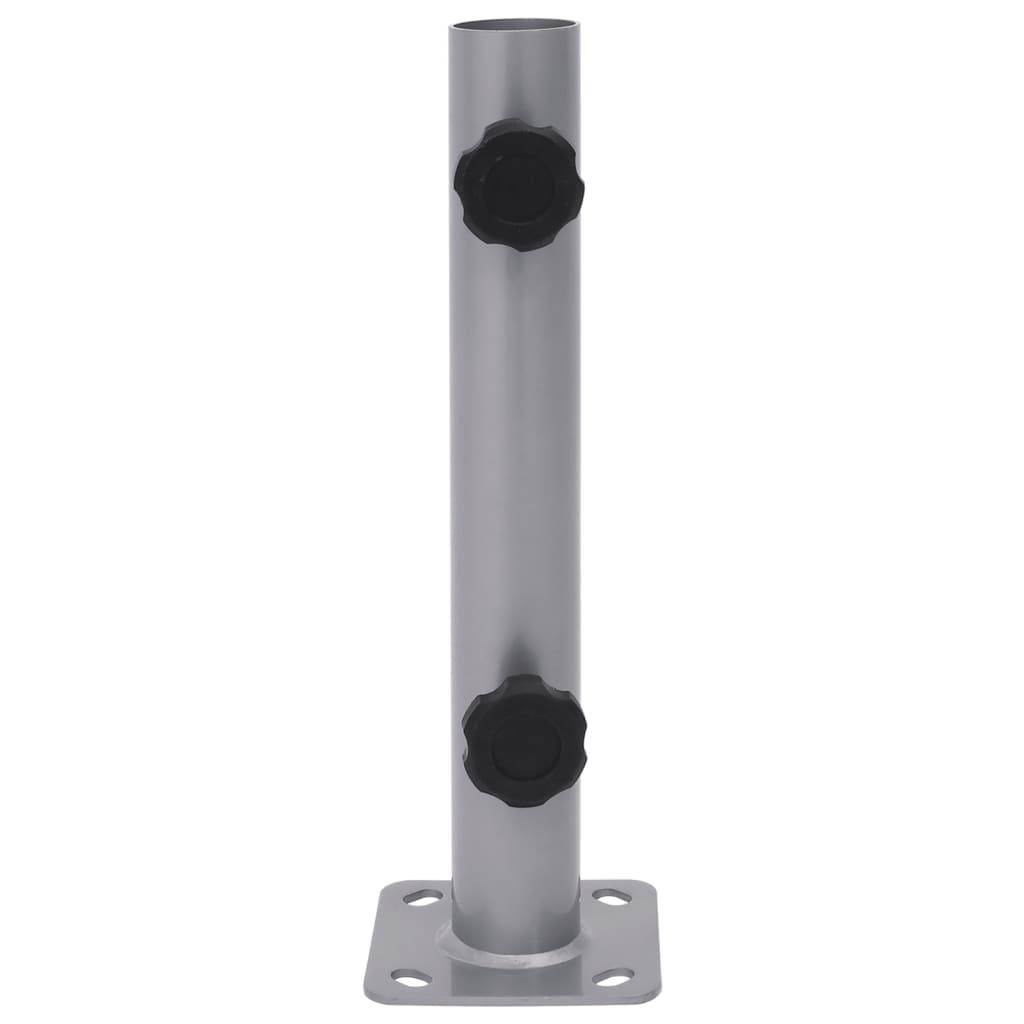 Base de sombrilla para mástil de Ø32/34/38 mm acero
