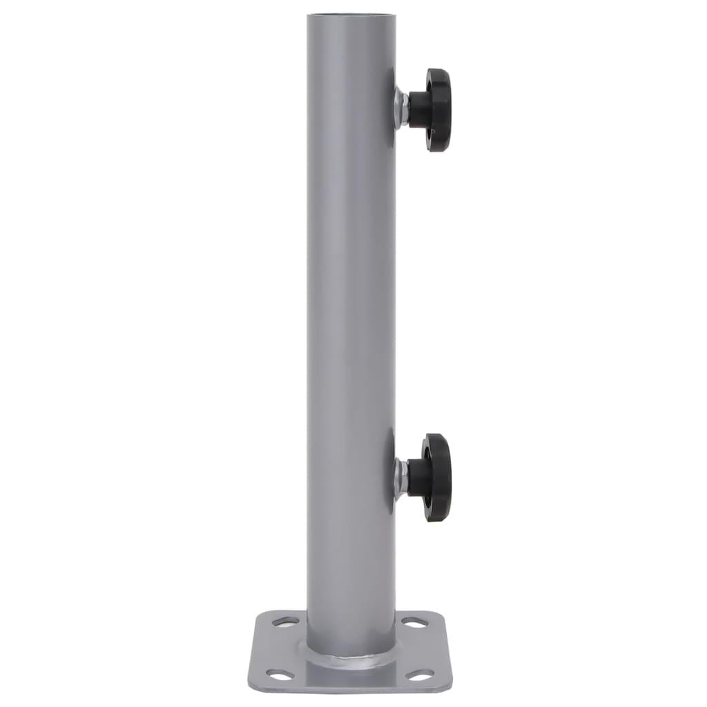 Base de sombrilla para mástil de Ø32/34/38 mm acero