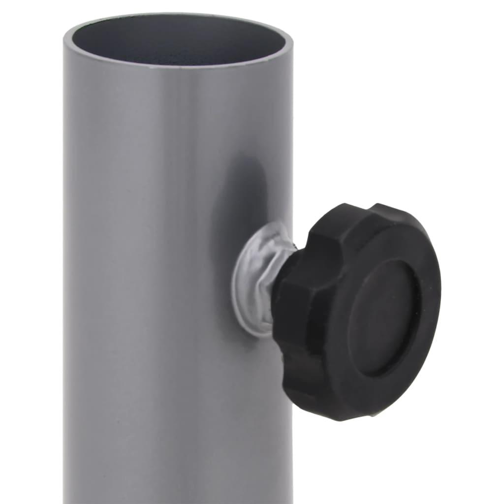 Base de sombrilla para mástil de Ø32/34/38 mm acero