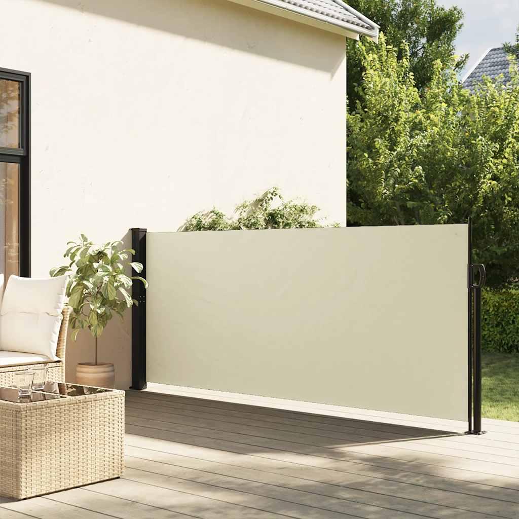 Toldo lateral retráctil verde oscuro 140x300 cm