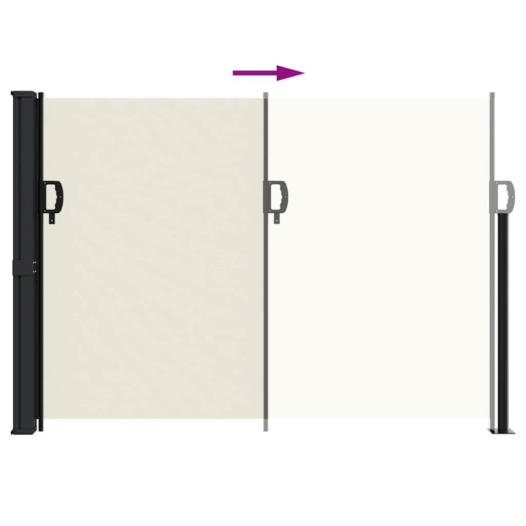 Toldo lateral retráctil verde oscuro 140x300 cm