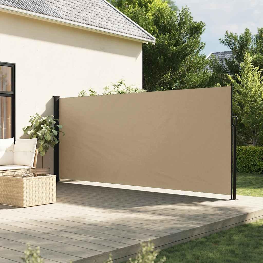Toldo lateral retráctil verde oscuro 160x300 cm