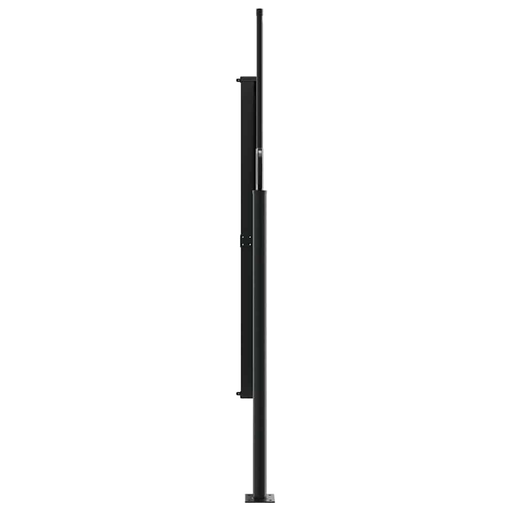 Toldo lateral retráctil verde oscuro 160x300 cm
