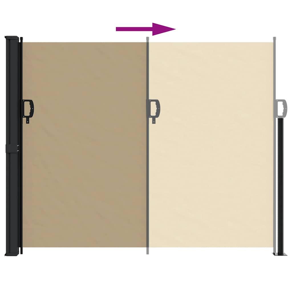 Toldo lateral retráctil verde oscuro 160x300 cm