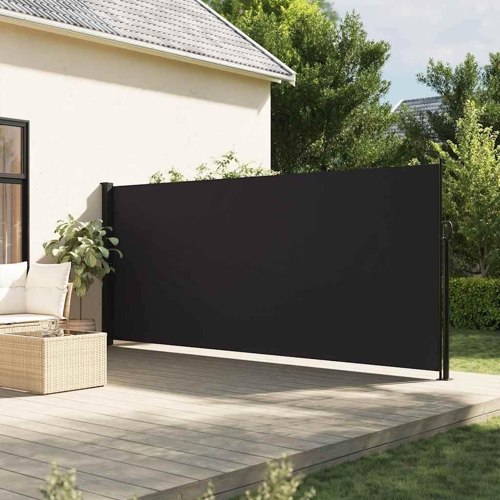 Toldo lateral retráctil gris antracita 160x600 cm