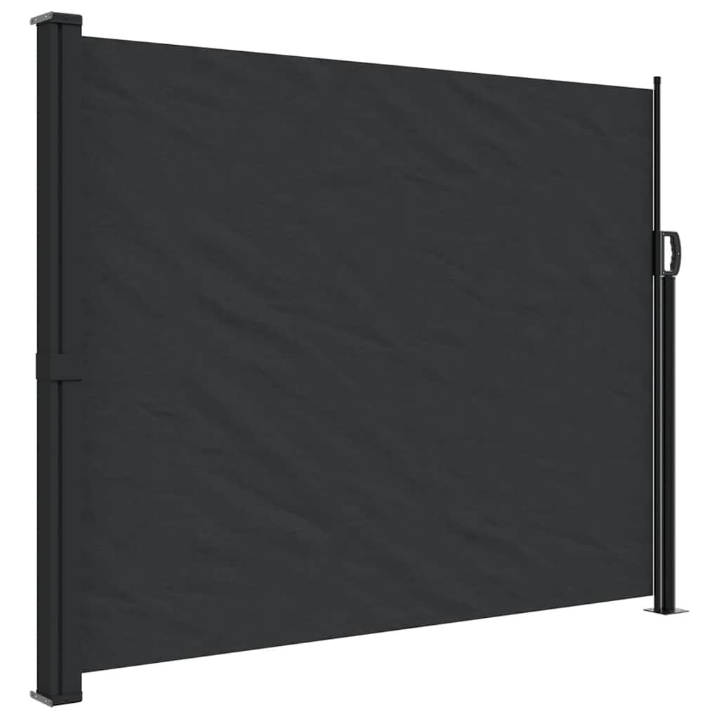 Toldo lateral retráctil gris antracita 160x600 cm