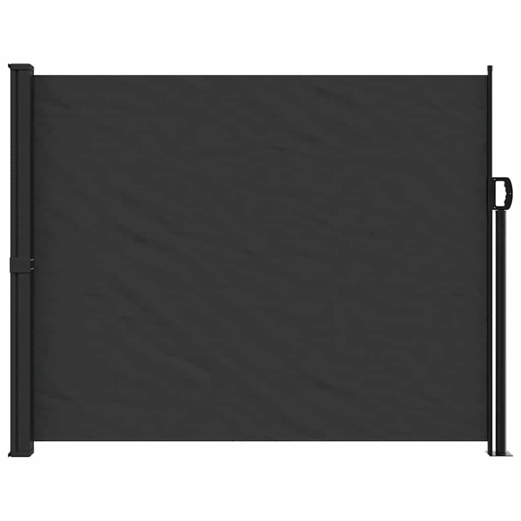 Toldo lateral retráctil gris antracita 160x600 cm