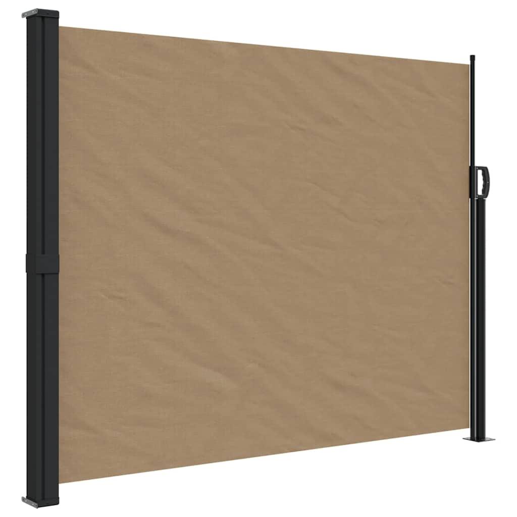 Toldo lateral retráctil gris antracita 160x600 cm