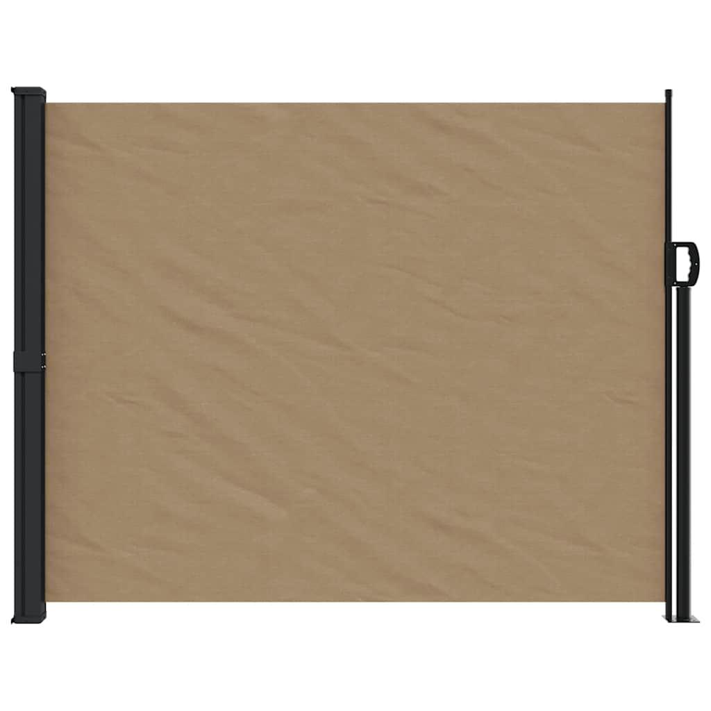 Toldo lateral retráctil gris antracita 160x600 cm