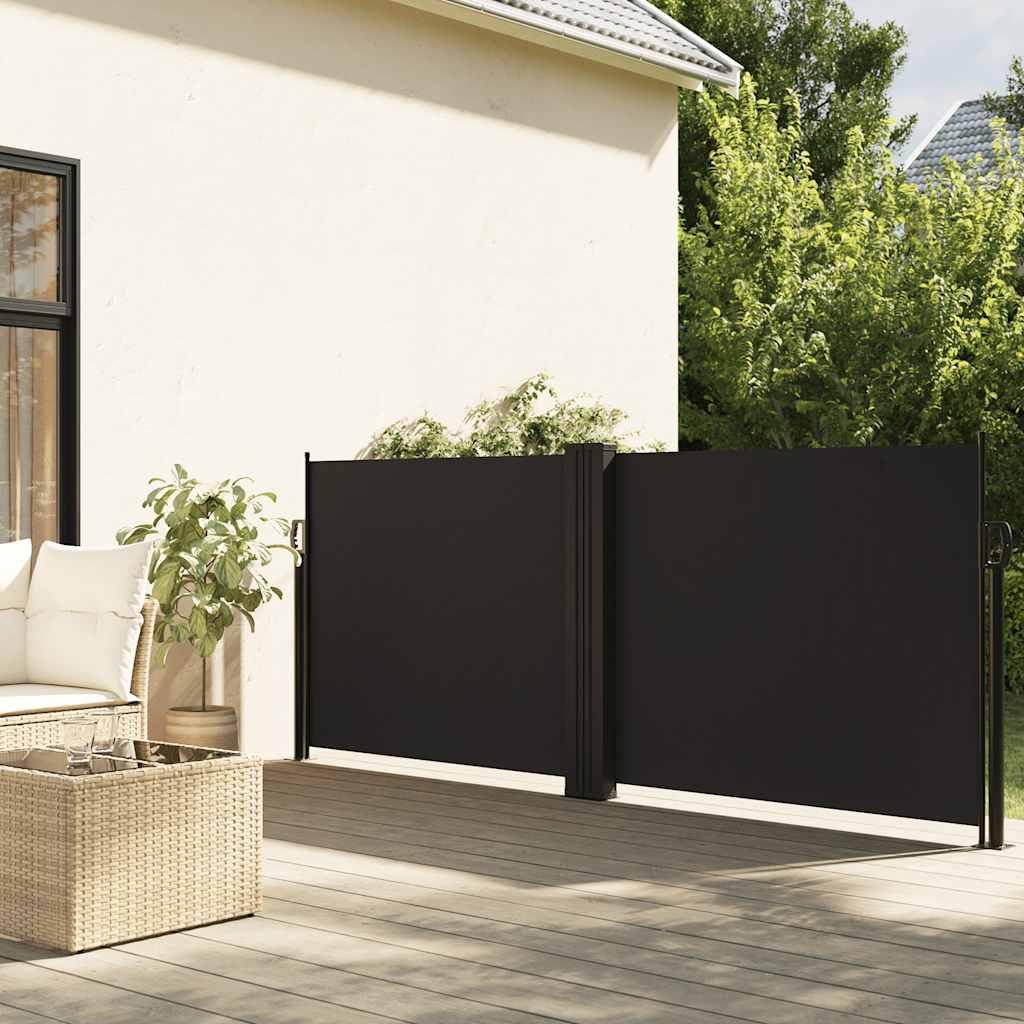Toldo lateral retráctil gris antracita 120x1200 cm