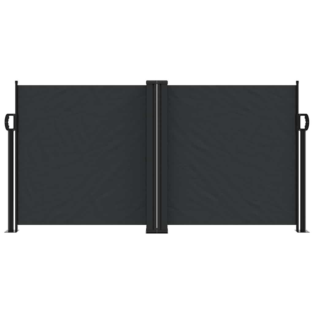 Toldo lateral retráctil gris antracita 120x1200 cm