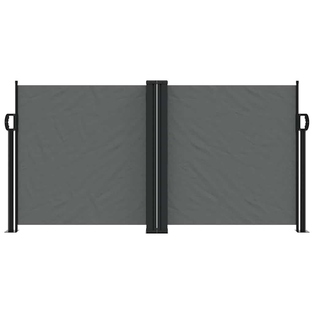 Toldo lateral retráctil gris antracita 120x1200 cm