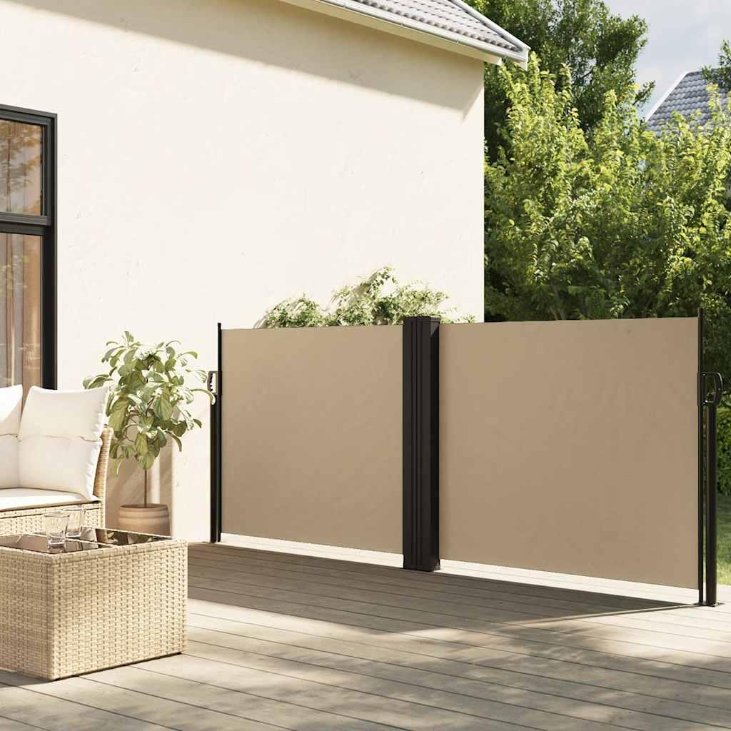 Toldo lateral retráctil gris antracita 120x1200 cm