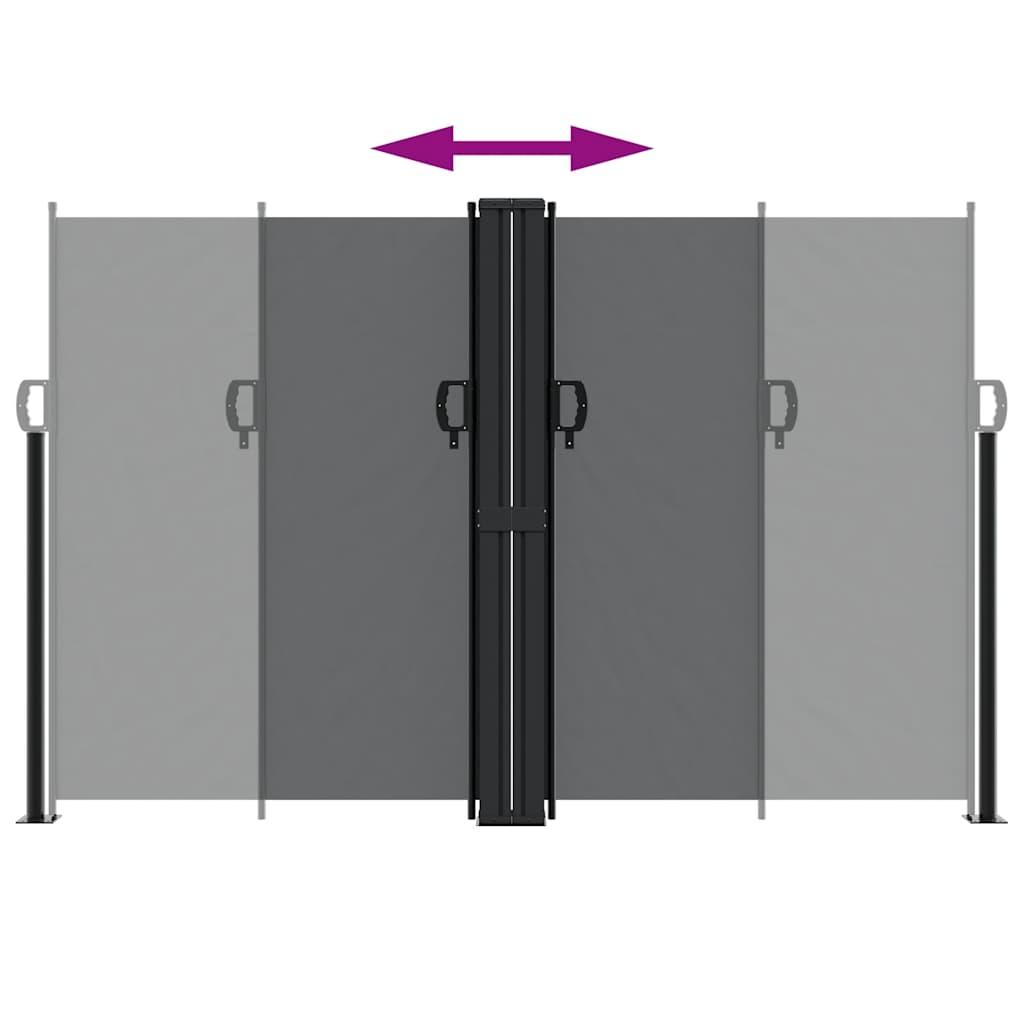 Toldo lateral retráctil antracita 160x1200 cm