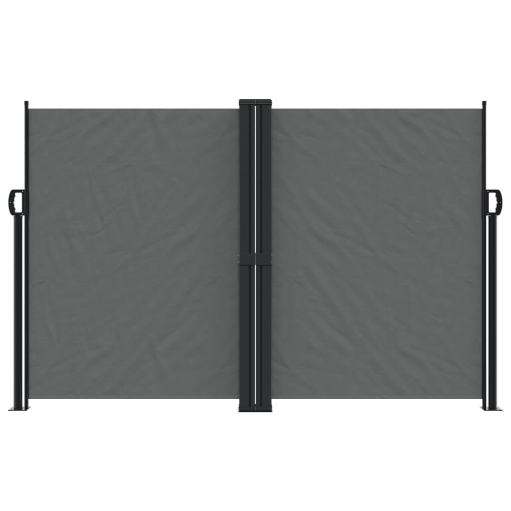 Toldo lateral retráctil antracita 160x1200 cm
