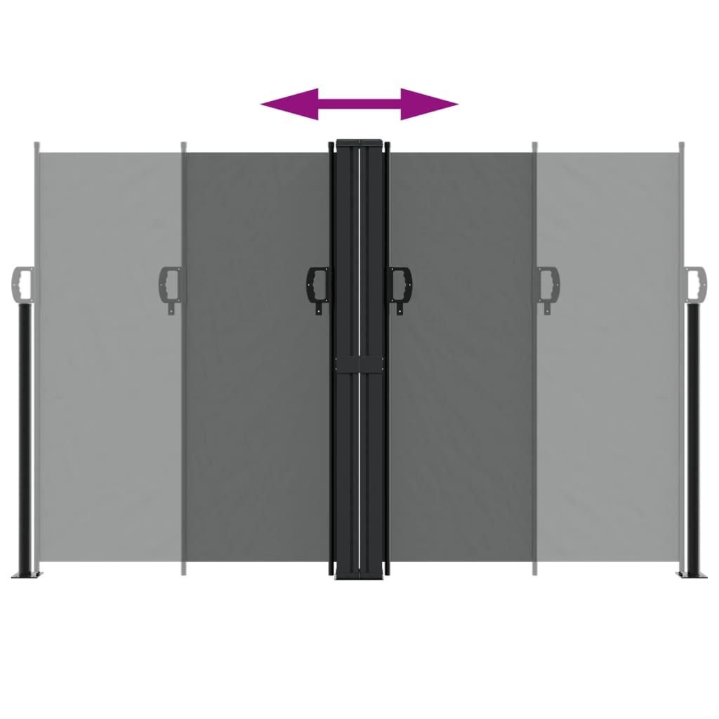 Toldo lateral retráctil antracita 160x1200 cm